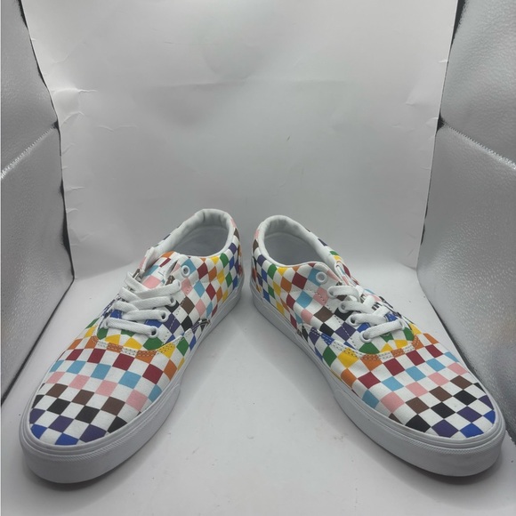 Vans Doheny Rainbow Checkerboard Lace Skate Shoes SZ 10.5 - Picture 3 of 8